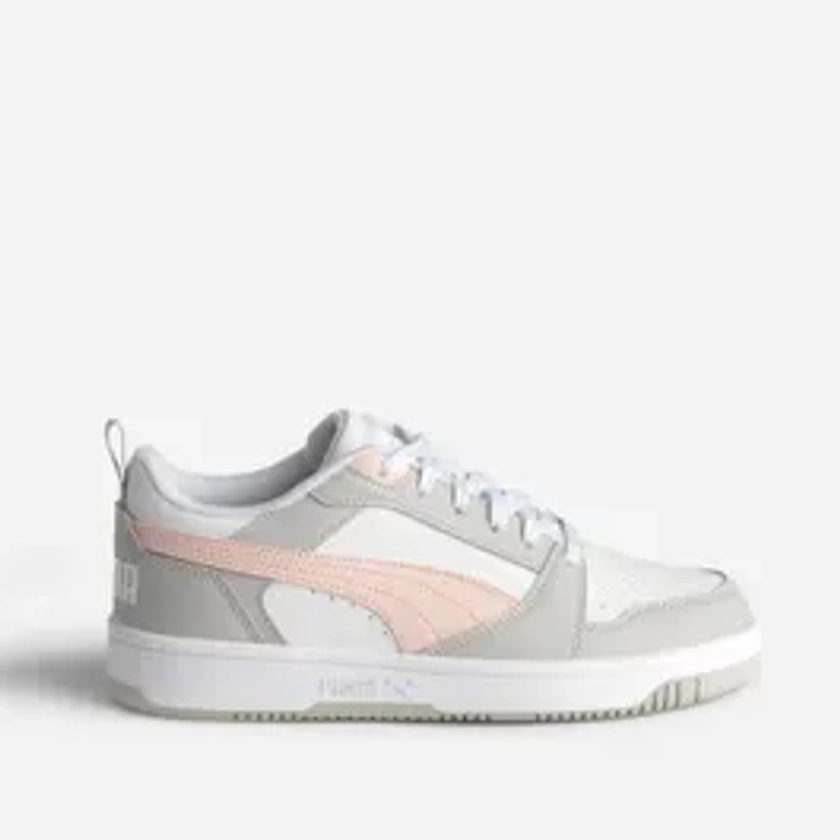 Tennis PUMA blanche, grise et rose