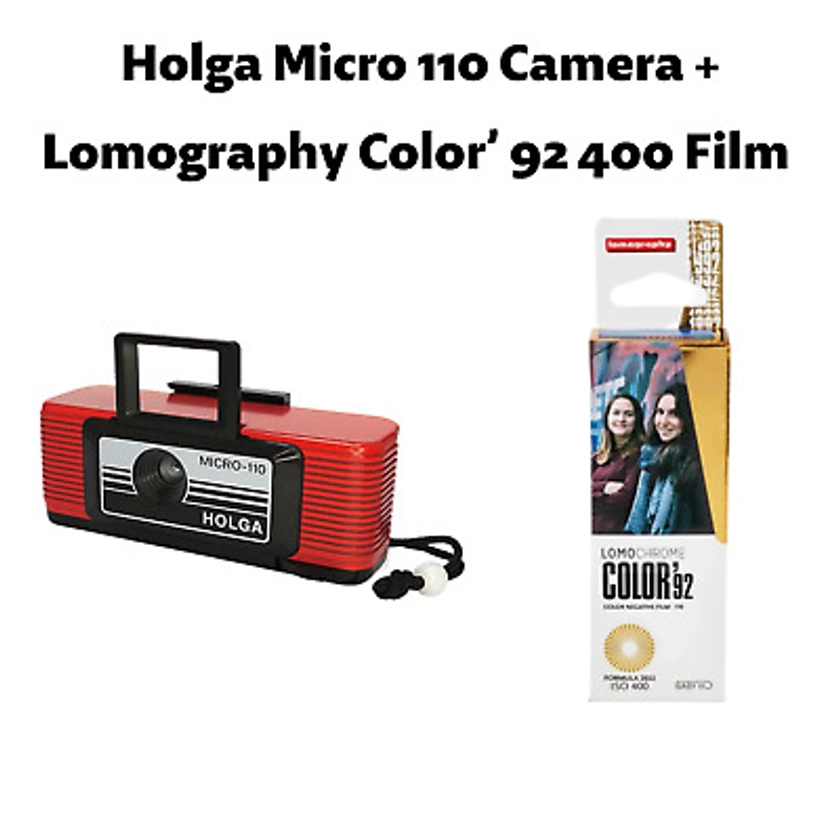 Holga Micro 110 Camera + Lomography Color'92 400 110 Film | eBay