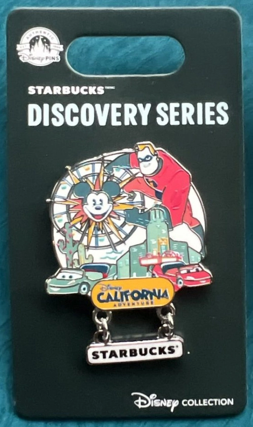 74050 - Disney California Adventure - Starbucks Discovery Series - Disneyland Resort Disney Pin