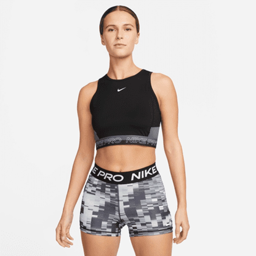 Débardeur court de training Nike Pro Dri-FIT pour femme. Nike BE