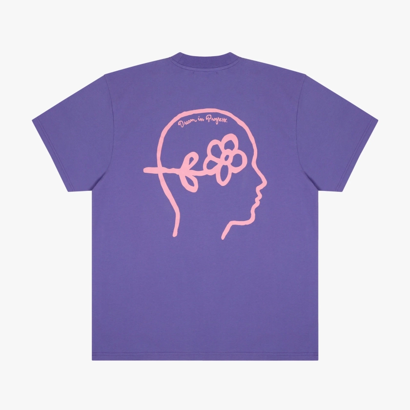 T-SHIRT FLOWER EYE VIOLET