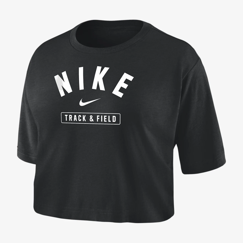 Nike Women's Dri-FIT Cropped Track & Field T-Shirt. Nike.com