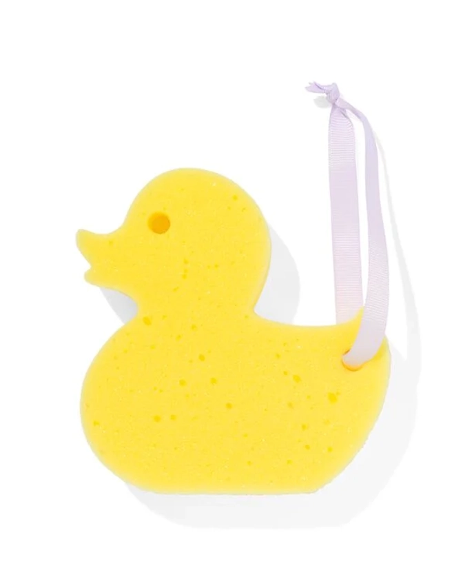 éponge de bain canard