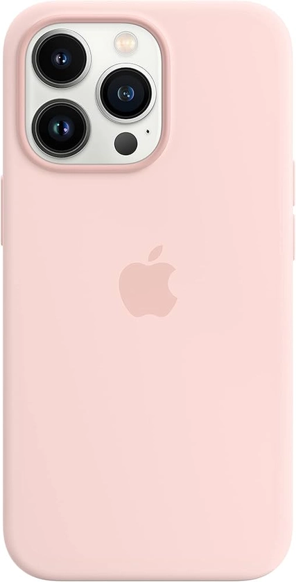 Amazon.com: Apple iPhone 13 Pro Silicone Case with MagSafe – Chalk Pink : Cell Phones & Accessories