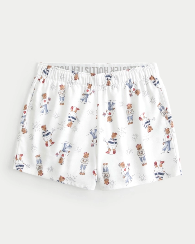 Women's Flannel Boxer Shorts | Women's New Arrivals | HollisterCo.com