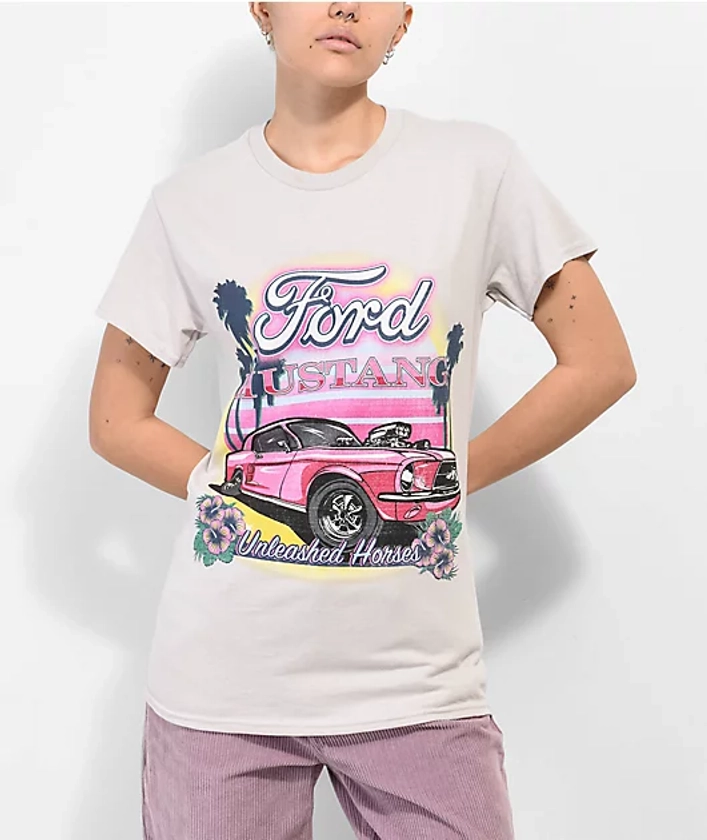Ford Mustang Grey T-Shirt
