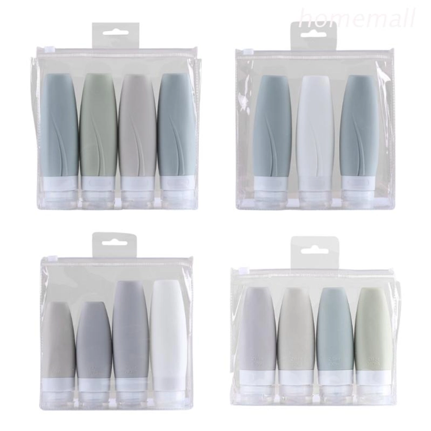 Leak Proof Travel Bottles Set Travel Containers for Travel Size Toiletries with Portable Quart Bag Storage Shampoo Lotion Soap Liquids Toiletries | Shopee Malaysia
