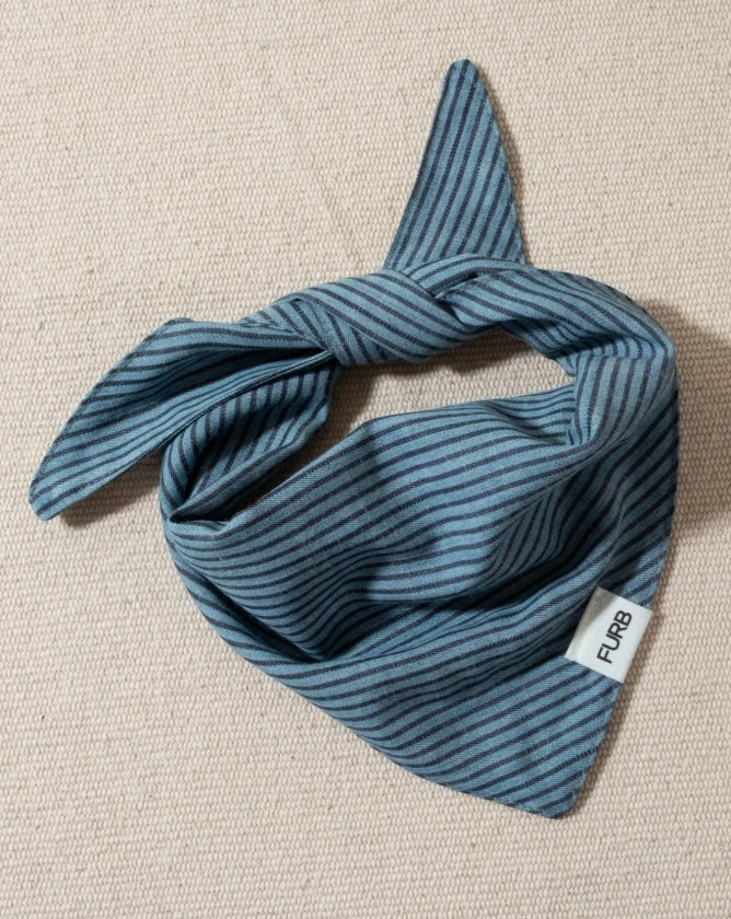Only the Best Bandana in Chambray Stripe