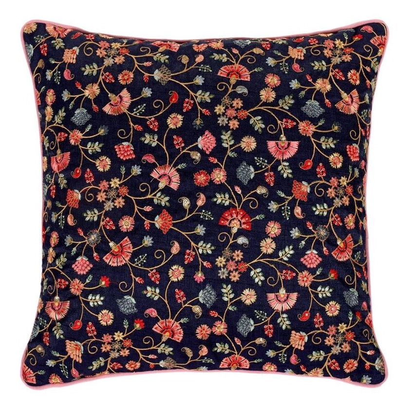 KOO Kashida Embroidered Cushion Cover 5 Multicoloured 50 x 50 cm