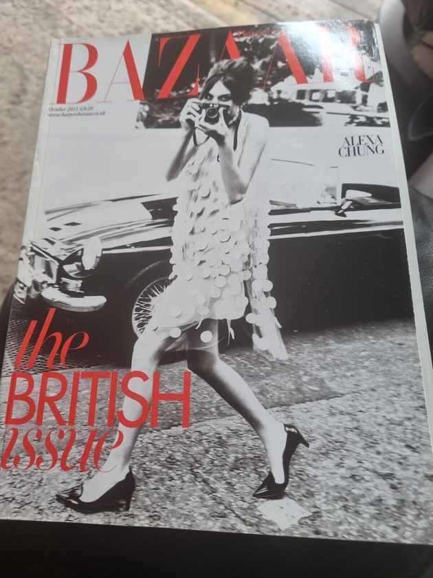 Harper's Bazaar Magazine UK - October 2011 Alexa Chung Subscriber Cover