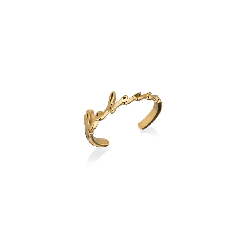 Signature Name Ring (Gold)