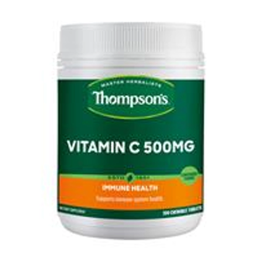 Buy Thompson's Vitamin C 500mg 200 Tablets Online at Chemist Warehouse®