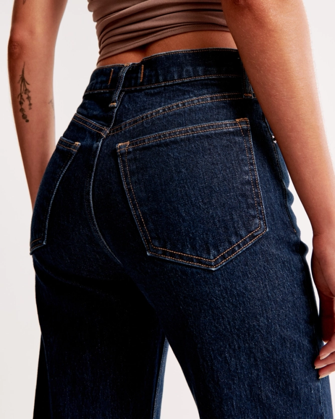 Women's High Rise 90s Relaxed Jean | Women's Bottoms | Abercrombie.com