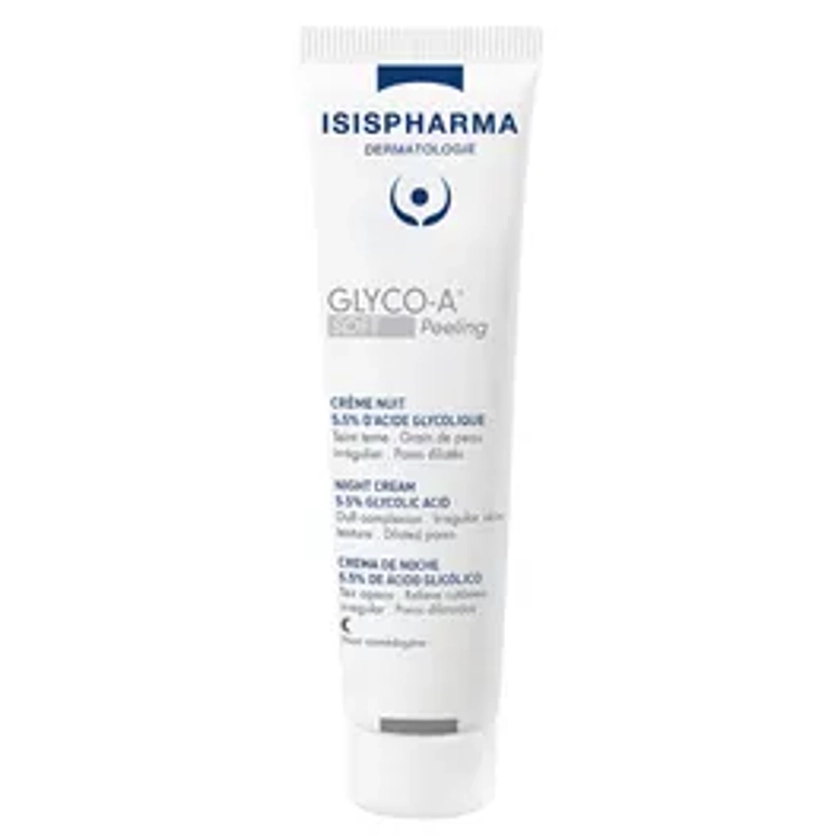 Isispharma Glyco-A Crème de nuit Soft peeling 5,5% d'acide glycolique 30ml