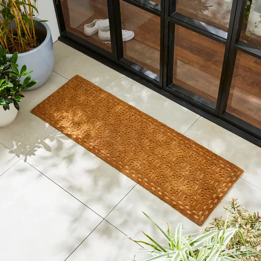 Pressed Patio Coir Doormat