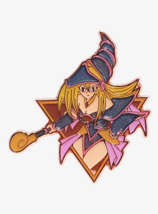 Yu-Gi-Oh! Dark Magician Girl Glitter Enamel Pin — BoxLunch Exclusive | BoxLunch