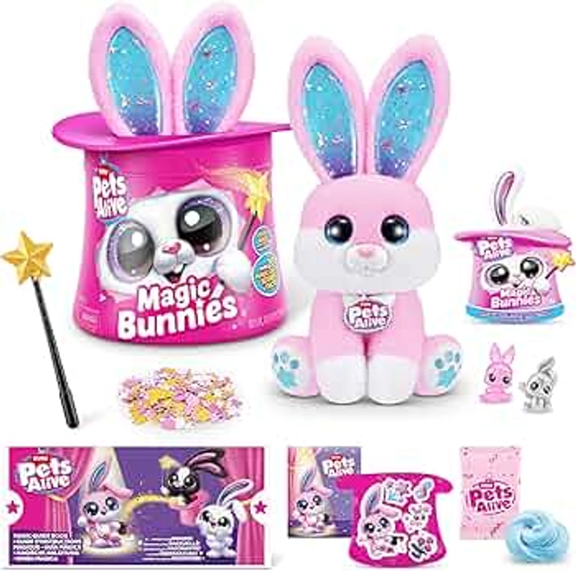 Pets Alive Magic Bunnies de ZURU Peluche Interactive (Pink)