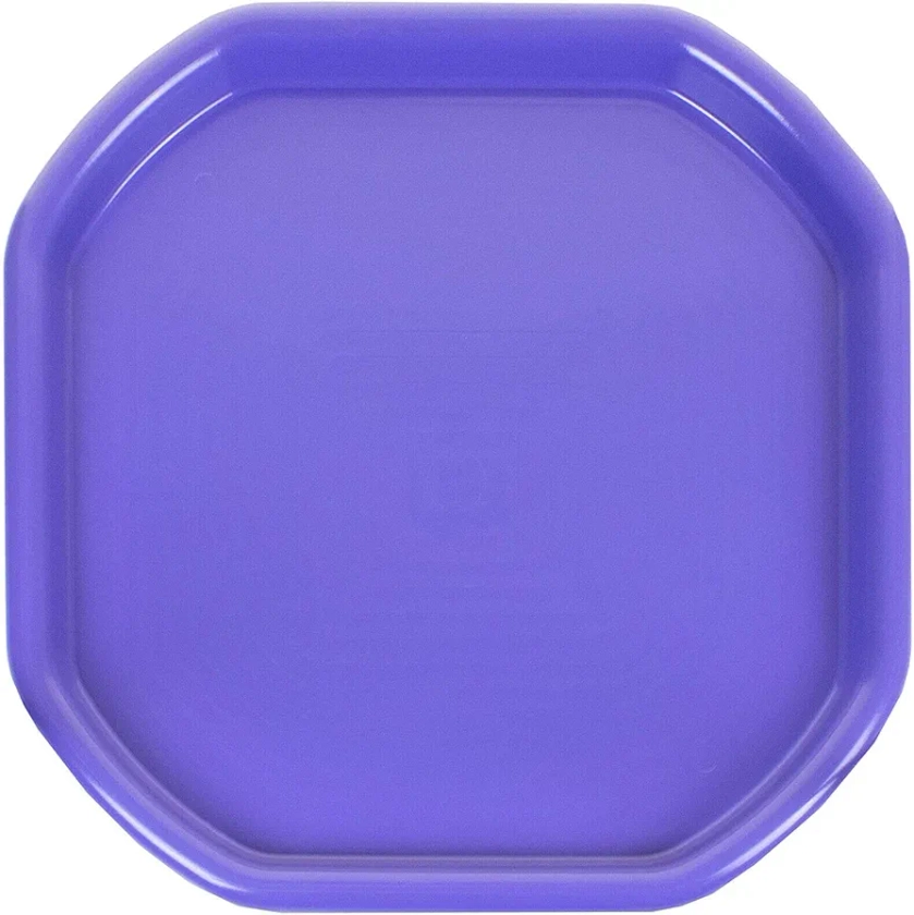 JMS we create smile Children Kids Tuff Spot Colour Mixing Tray Large Plastic for Playing Toy Sand Pool Pit Water Game Animal Figures etc. - MADE IN UK (Purple)