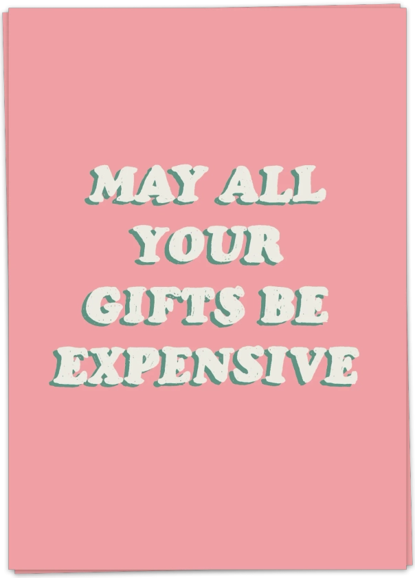 Expensive gifts - Kaart Blanche