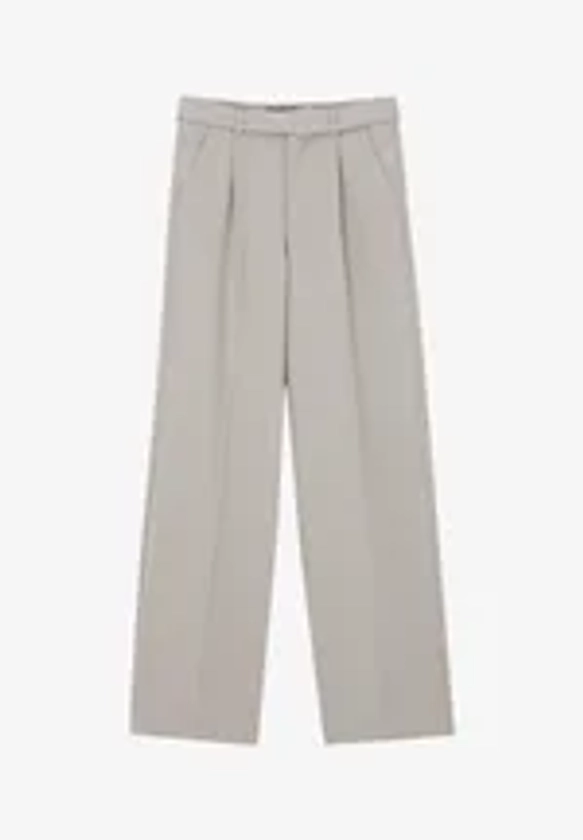 BELTED - SMART - Pantalon classique - stone