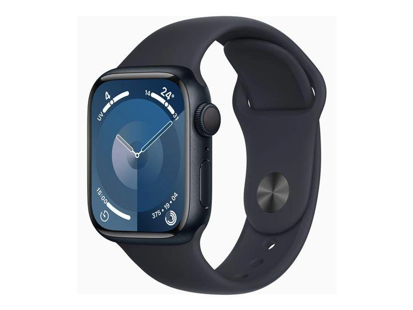 Apple Watch Series 9 GPS - Boîtier Aluminium 41 mm Minuit - Bracelet S/M | Rakuten