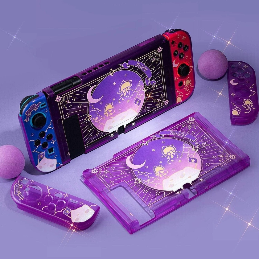 GeekShare Moonlight Jellyfish Protective Case for Nintendo Switch