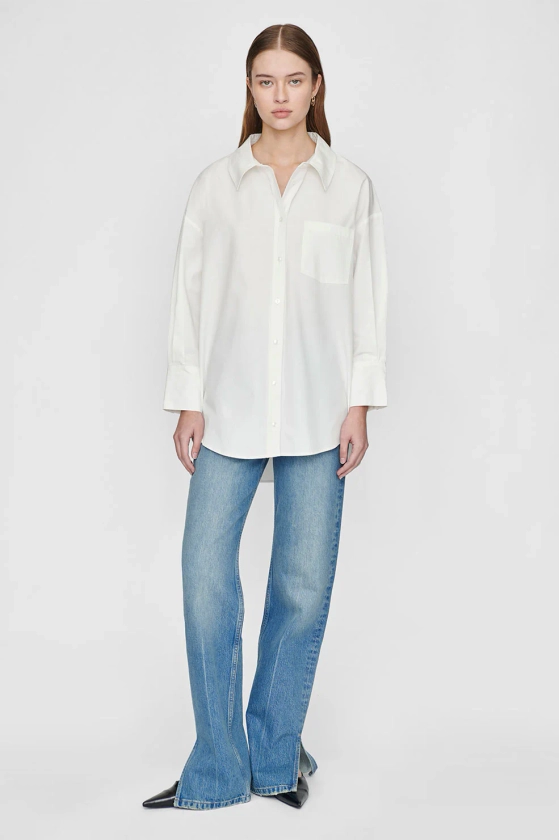 Mika Shirt in White | ANINE BING