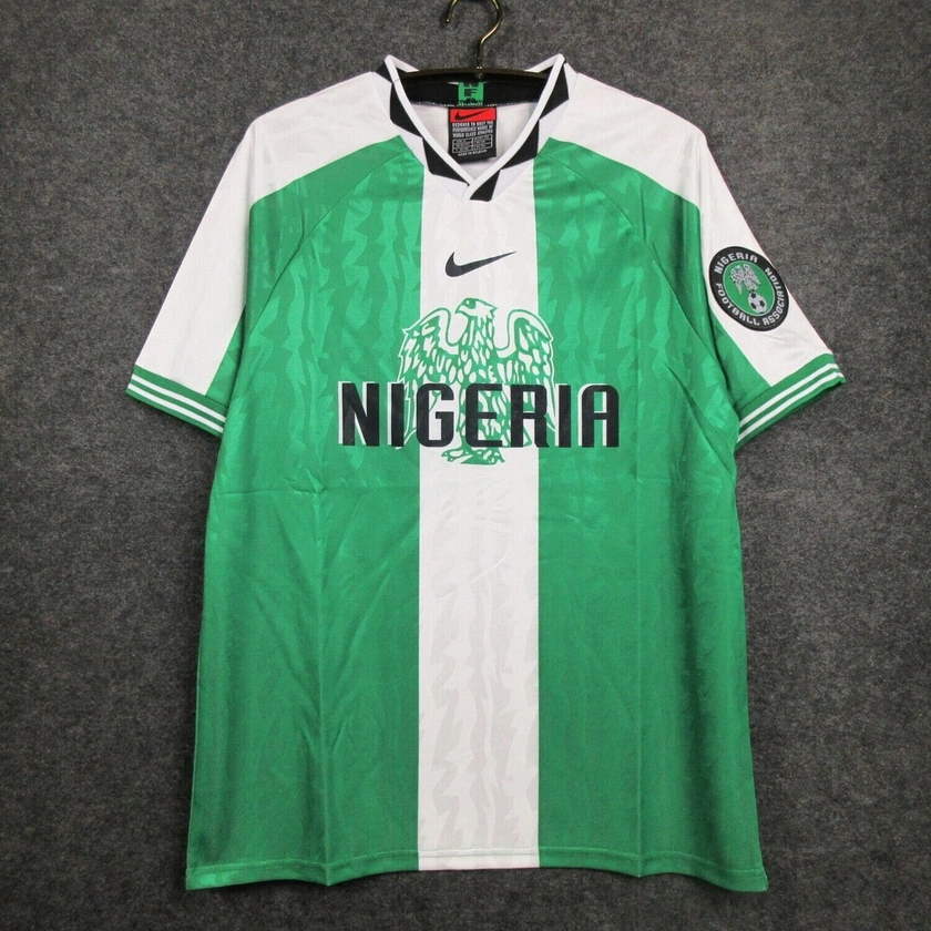 Maillot rétro Nigeria 1996, nom et numéro de personnalisation pour maillot classique Okocha 1996, maillot de football rétro - Etsy France