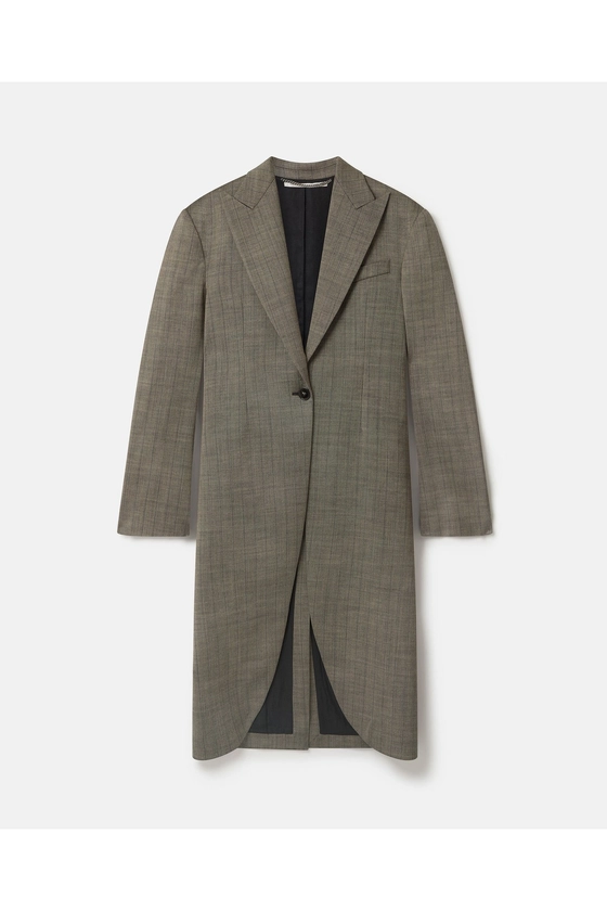 Pinstripe Wool Coat by Stella McCartney