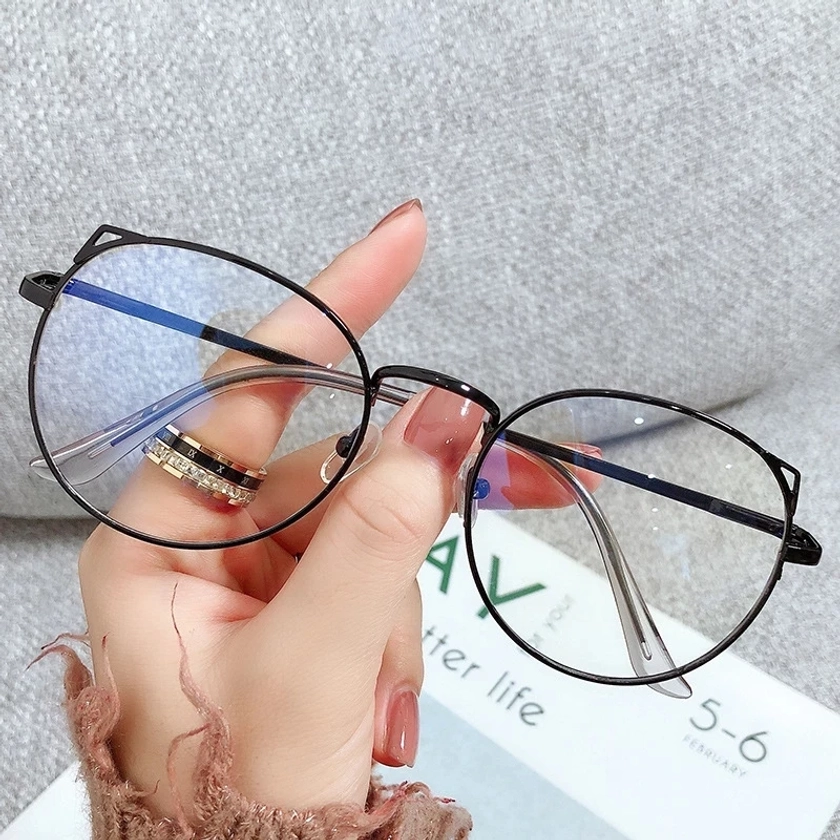 BEGREAT Cat Eye – lunettes optiques Anti-lumière bleue pour femmes, verres d'ordinateur surdimensionnés, monture en alliage