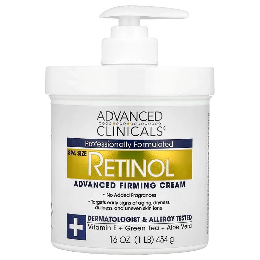 Retinol, Advanced Firming Cream, 16 oz (454 g) 