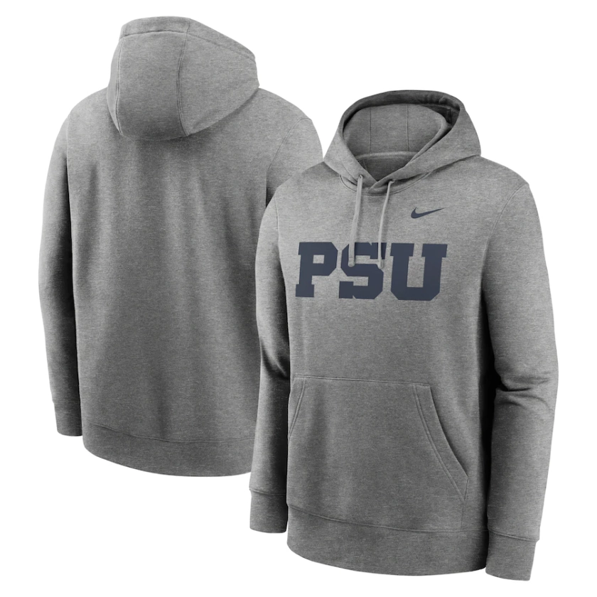 Men's Nike Navy Penn State Nittany Lions Primetime Alternate Logo Club Fleece Pullover Hoodie