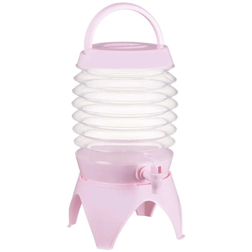 Collapsible Drinks Dispenser 5.4L - Pink