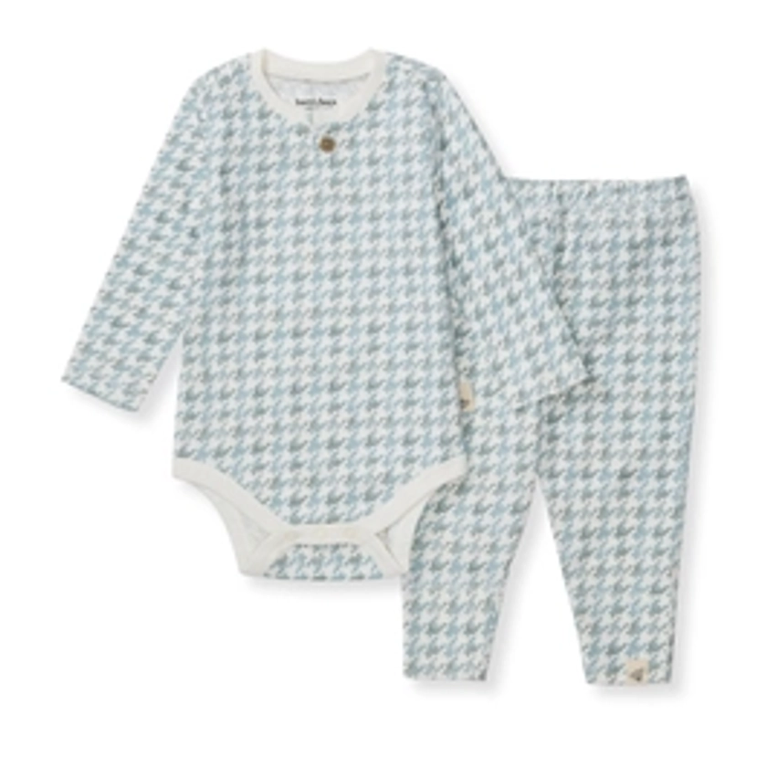 Houndstooth Baby Boy Bodysuit & Pant Set