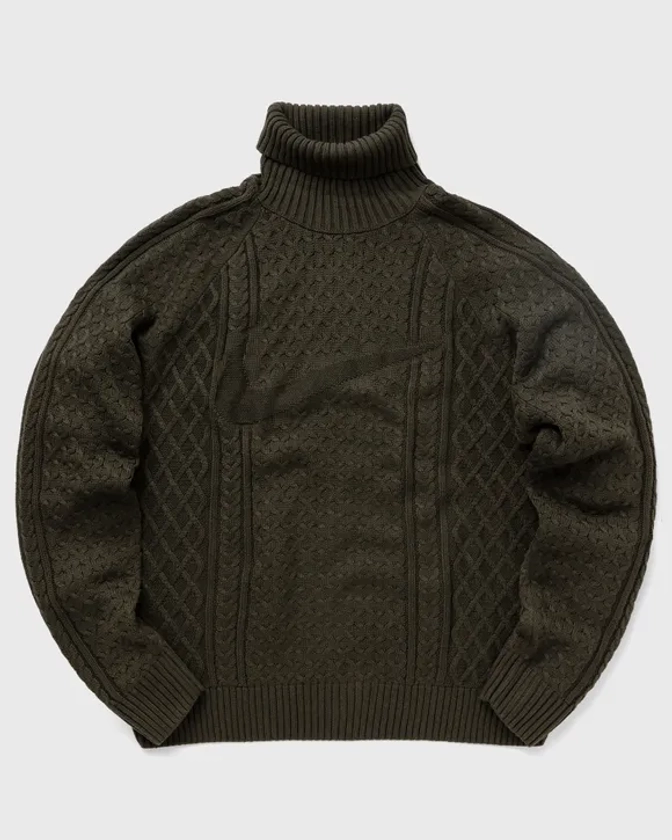 Nike Life Men's Cable Knit Turtleneck Sweater