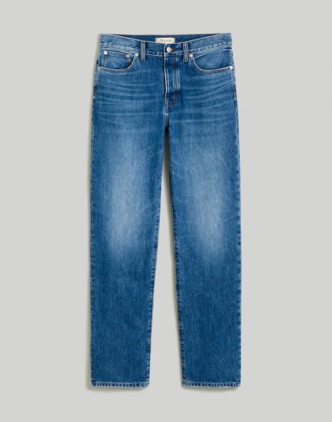 Low-Slung Straight Jeans