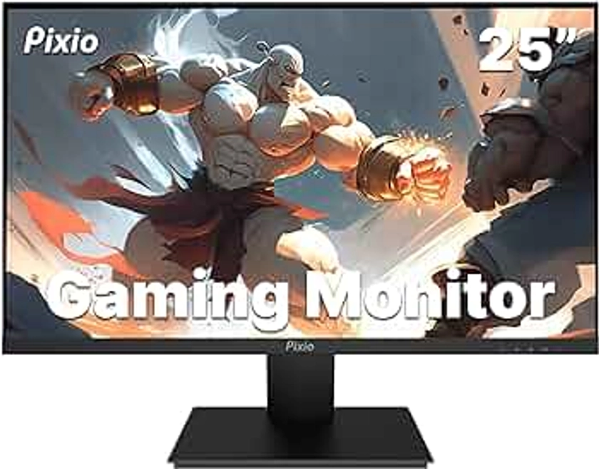 Pixio PX259 Prime 25 inch 280Hz (144Hz Supported) Refresh Rate FHD 1080p Resolution Fast Nano IPS Panel 1ms GTG Response Time Gaming Monitor with AMD FreeSync Premium