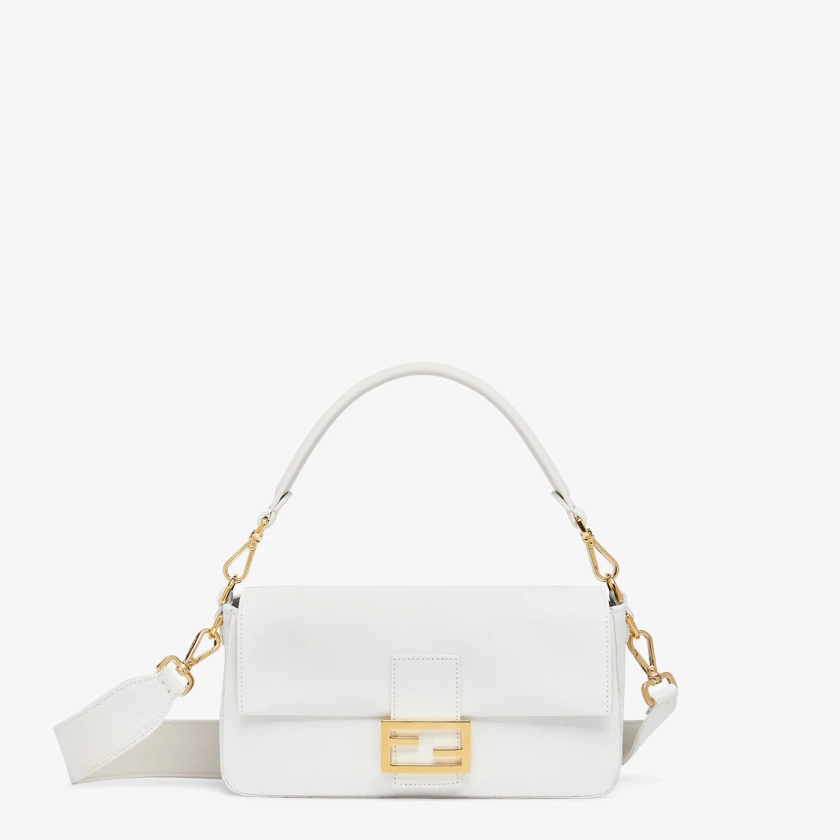 Baguette - White canvas bag with painting kit | Fendi
