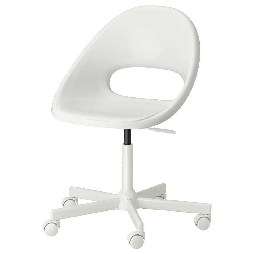 LOBERGET / MALSKÄR chaise pivotante, blanc - IKEA