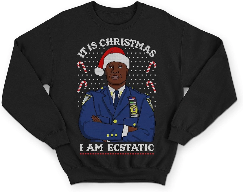 Sanfran Clothing Christmas Captain Raymond Holt Sweatshirt Top Funny Brooklyn Nine 99 Show Jumper Sweater