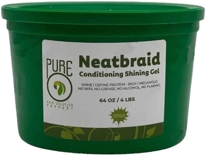 KAGA Pure O Natural Neatbraid Beauty Professional Conditioning Shining Gel 64oz / 4LB