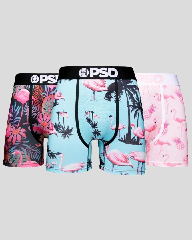 3 Pack - Flamingo Jungle | Mid Length | PSD®