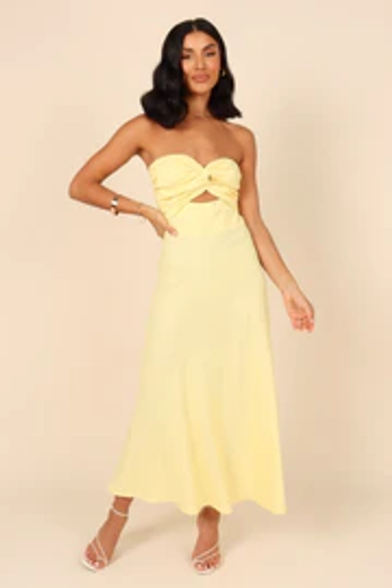 Rosetta Dress - Lemon