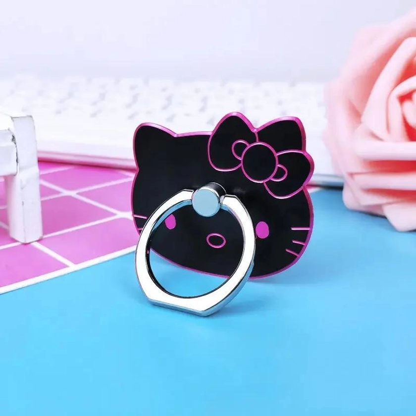 Authorized: Cute * Phone Holder Griptok Support For Applicable To All Mobile Sanrioed Phones Metal Folding Finger Stand Socket