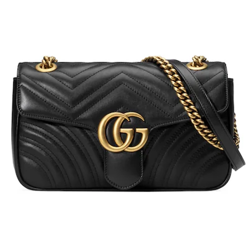 Gucci Sac à épaule petite taille à motif GG Marmont 