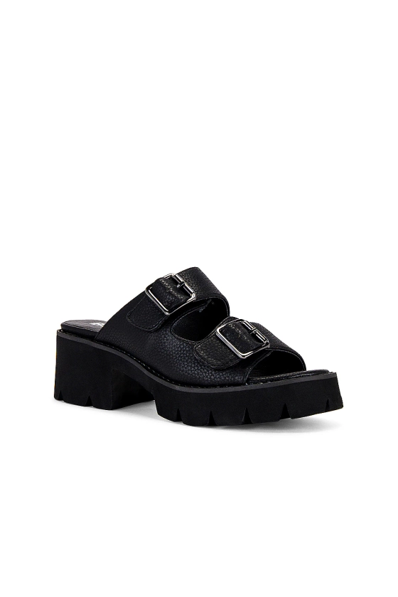 Seychelles Beat Poetry Sandal in Black Leather | REVOLVE