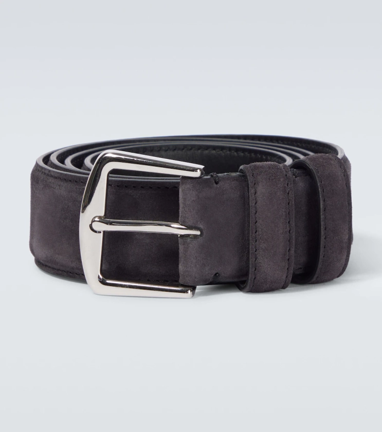 Suede belt in grey - Loro Piana | Mytheresa