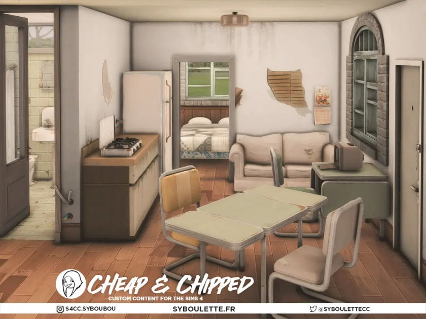 Cheap & chipped used grunge cc sims 4 - Syboulette Custom Content for The Sims 4