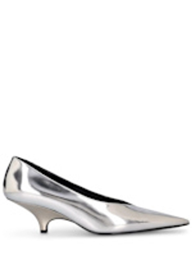 Escarpins effet miroir the wedge-heel 55 mm - Toteme - Femme  - Mirror Silver - 37 IT