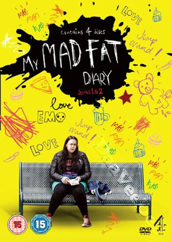 My Mad Fat Diary - Series 1 &amp; 2 NEW PAL Cult 4-DVD Set Sharon Rooney Ian Hart